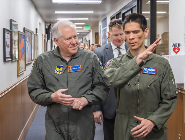 US Air Force Secretary Flies In AI Controlled Fighter Jet