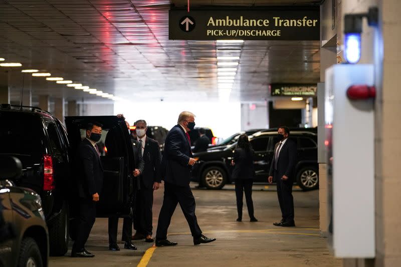 President Donald Trump Visits Brother in New York Hospital