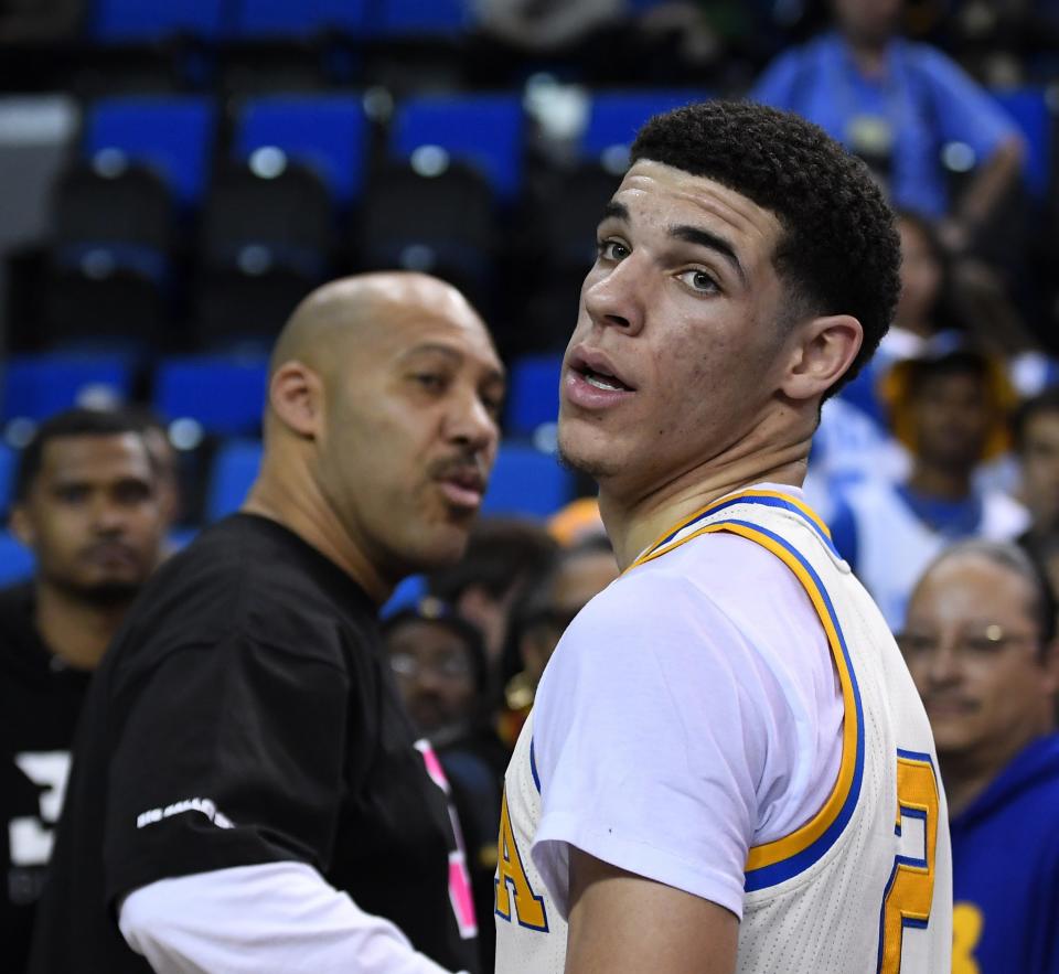 LaVar Ball has specific plans for Lonzo. (AP)