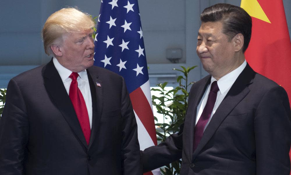 Presidents Trump and Xi Jinping