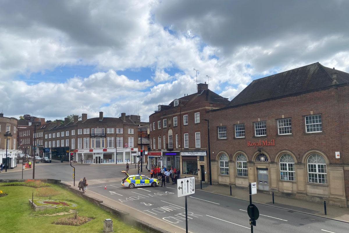 The police have cordon off a section of Queen Victoria Road in High Wycombe <i>(Image: NA)</i>