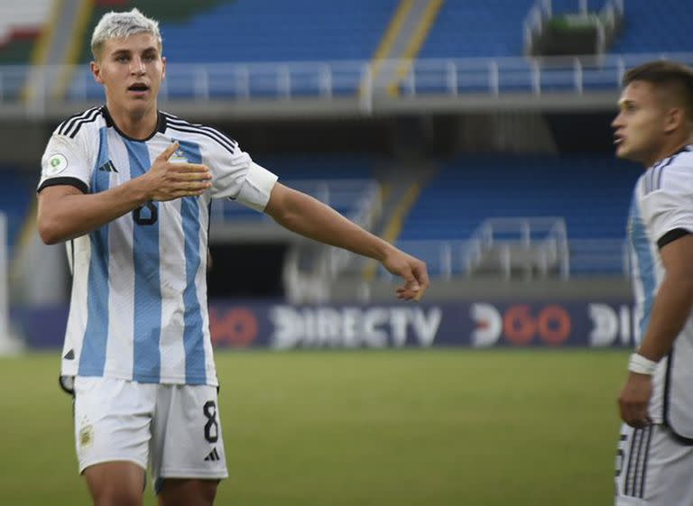 Gino Infantino, uno de los juveniles de mayor experiencia en Primera en el Sub 20 de la Argentina