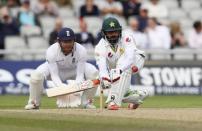 Britain Cricket - England v Pakistan - Second Test - Emirates Old Trafford - 25/7/16 Pakistan's Misbah-ul-Haq in action Action Images via Reuters / Jason Cairnduff Livepic