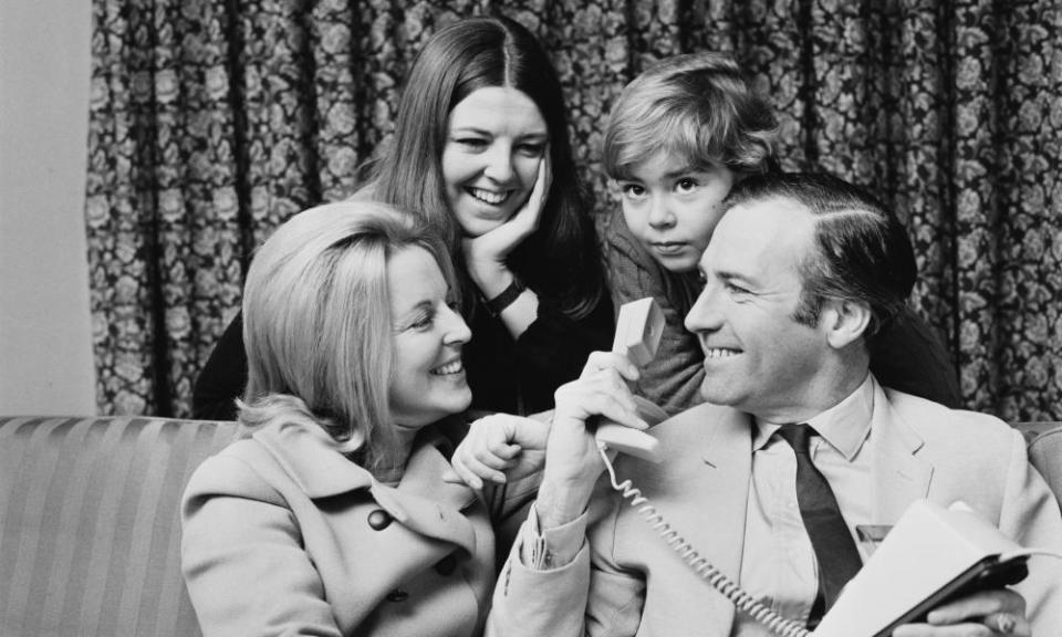 The Stonehouse family at home in 1969