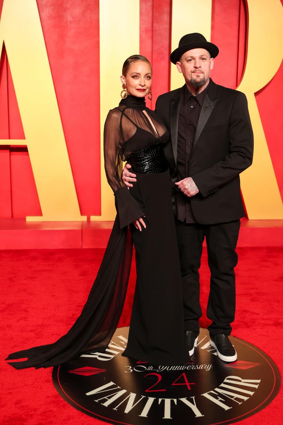 Nicole Richie and Joel Madden at the 2024 Oscars After Party
