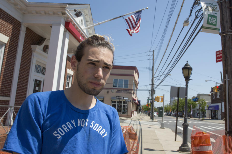 <p> Joseph Amodeo is interviewed by The Associated Press in the New Dorp neighborhood of the Staten Island borough of New York, Wednesday, May 17, 2017. (AP Photo/Mary Altaffer) </p>