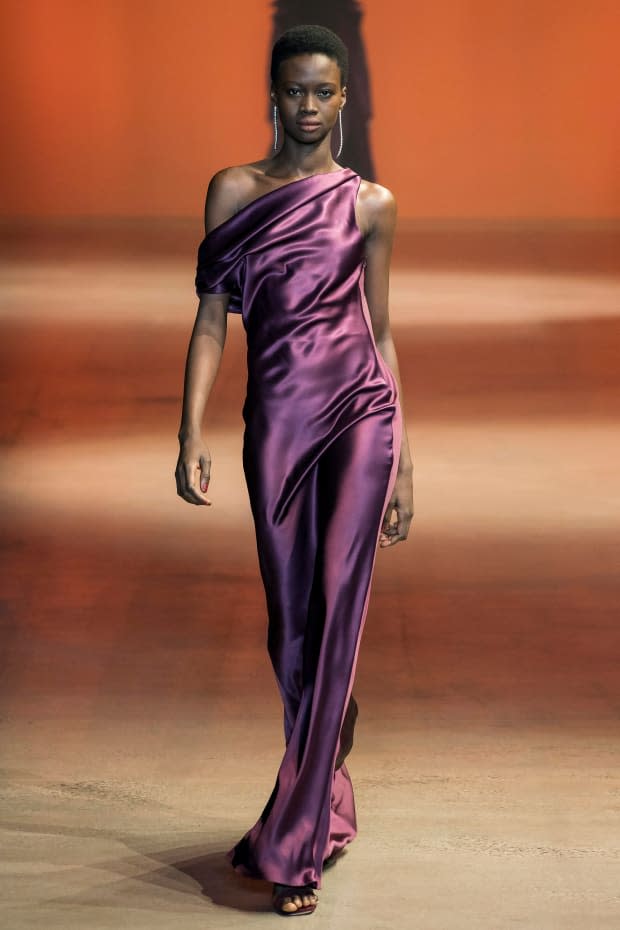 <p>A look from the Cushnie Fall 2019 collection. Photo: Imaxtree</p>