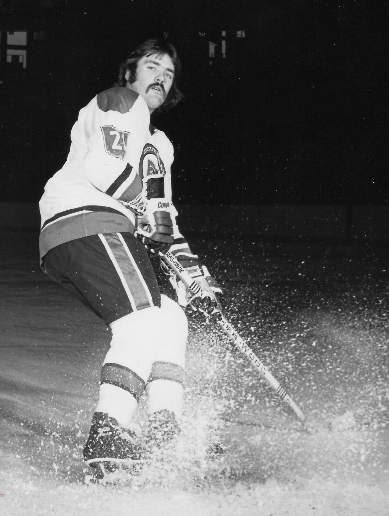 Cleveland Barons center Dennis Maruk, a native of Toronto, was a fan favorite at the Richfield Coliseum in the mid-1970s.