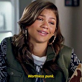 Zendaya on "black-ish:" "Worthless punk"