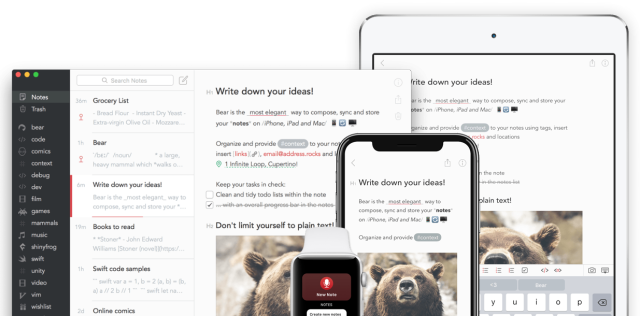 The Best Notes App for iPhone and iPad: Bear — The Sweet Setup