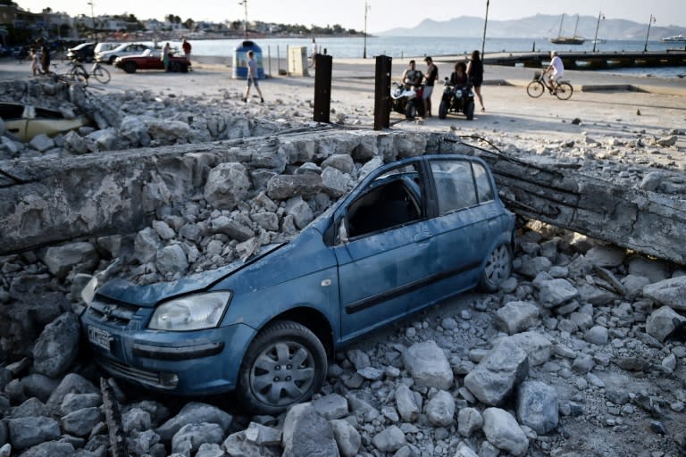 The 6.7-magnitude earthquake caused extensive damage in Kos