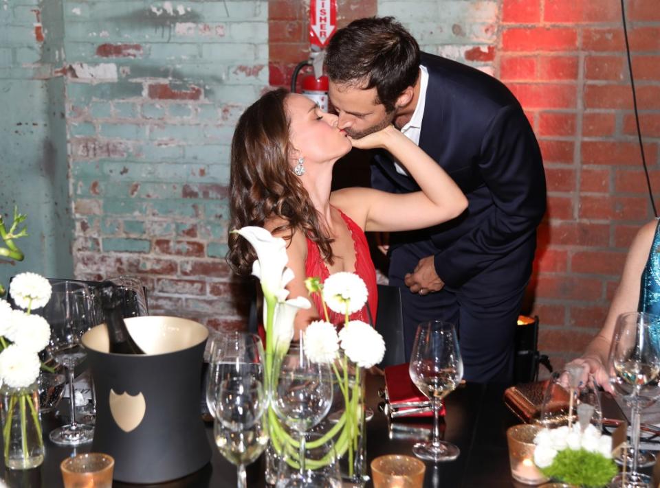 Benjamin Millepied and Natalie Portman attend the LA Dance Project Gala in LA on October 20, 2018. Getty Images for Dom Perignon