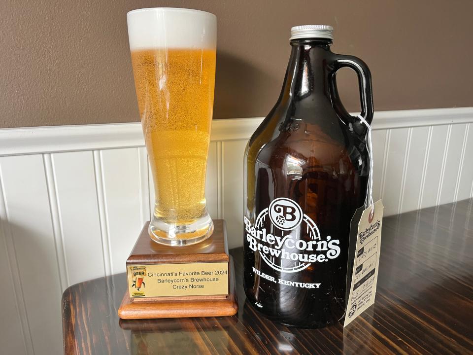 Crazy Norse from Barleycorn's Brewhouse was crowned Cincinnati's Favorite Beer in 2024. There will be a celebration at the brewery Tuesday, May 21.