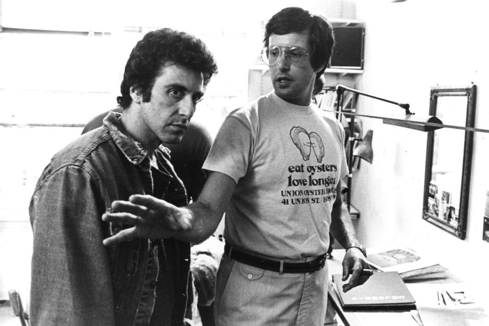 CRUISING US 1980 AL PACINO AND DIRECTOR WILLIAM FRIEDKIN