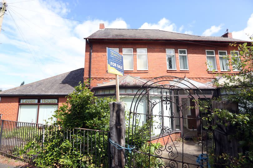 The former care home Leven House on Market Lane Gateshead