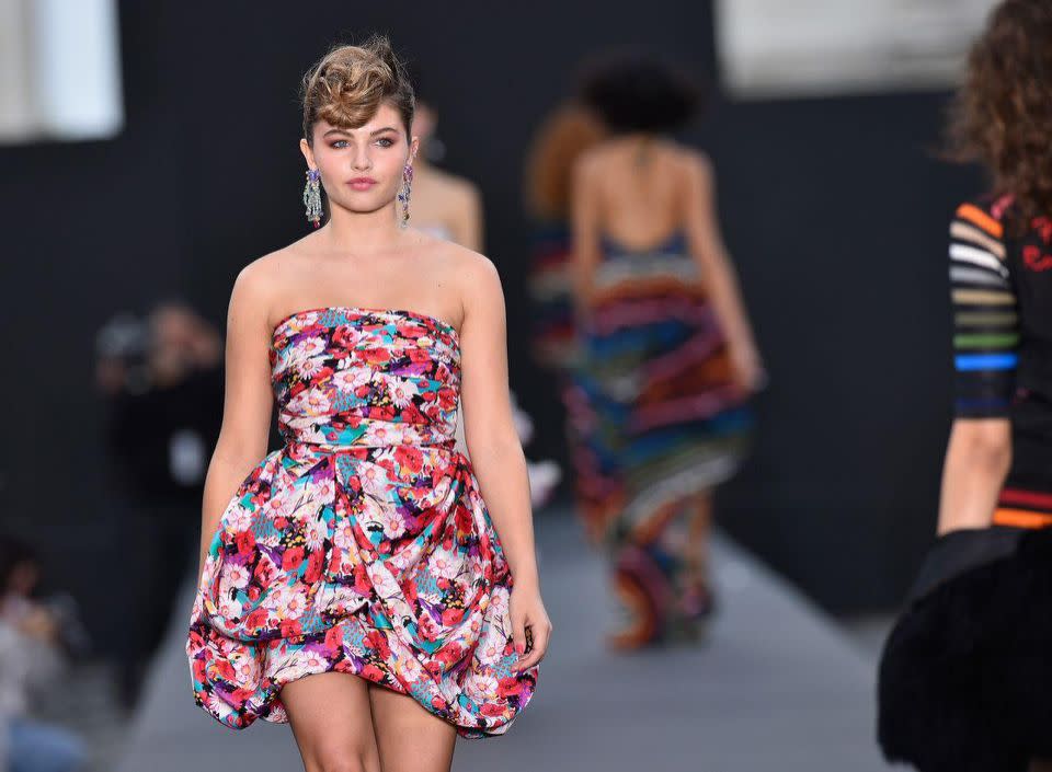 She walked during Paris Fashion Week recently. Source: Getty