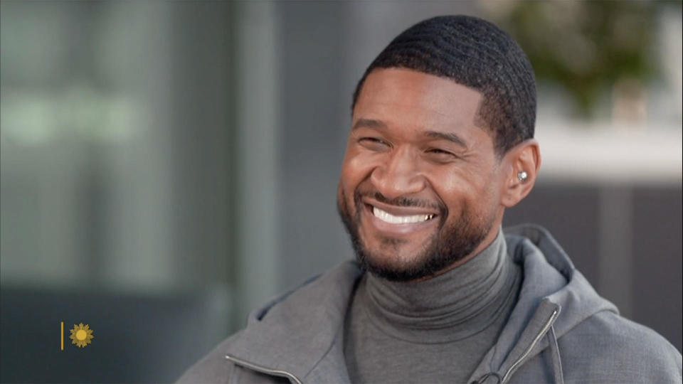 Usher is preparing to headline the 2024 Super Bowl halftime show. / Credit: CBS News