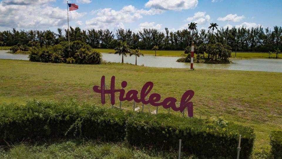 The community of Hialeah in west Miami-Dade reported the biggest apartment rent increase last month in South Florida. Here’s a photo of Hialeah Park Casino and Racetrack on Saturday, May 16, 2021. Al Diaz/adiaz@miamiherald.com