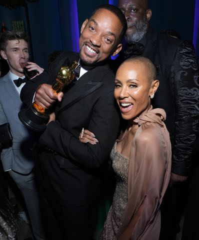 Kevin Mazur/VF22/WireImage for Vanity Fair Will Smith and Jada Pinkett Smith attend the 2022 Vanity Fair Oscar Party