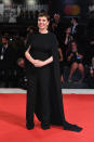 <p>The ‘Broadchurch’ actress looked incredible in a Stella McCartney jumpsuit with cape. <em>[Photo: Getty]</em> </p>