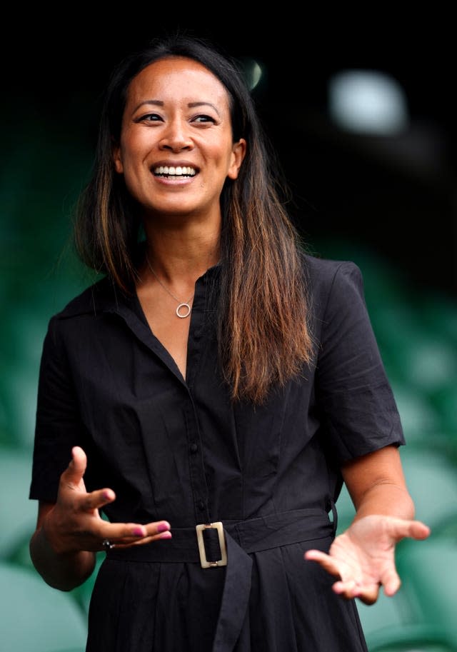 Anne Keothavong at Wimbledon