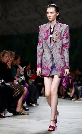 Versace Spring/Summer 2020 collection during fashion week in Milan