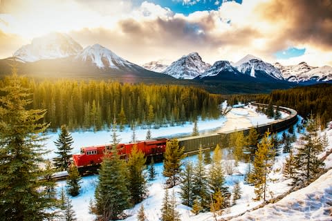 Banff National Park in winter - Credit: istock