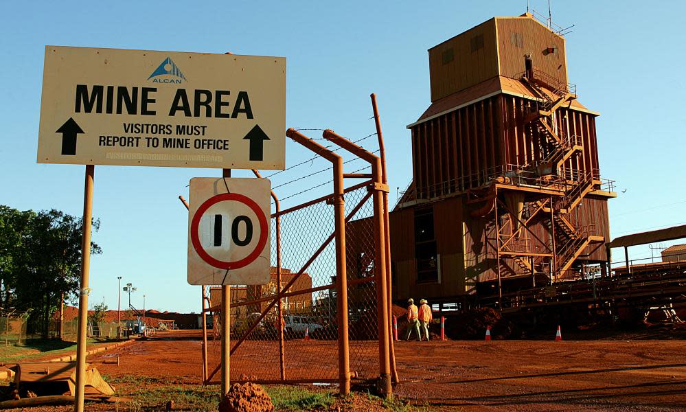 Rio Tinto had one of the biggest credit purchases, at the Alcan Gove bauxite mine.