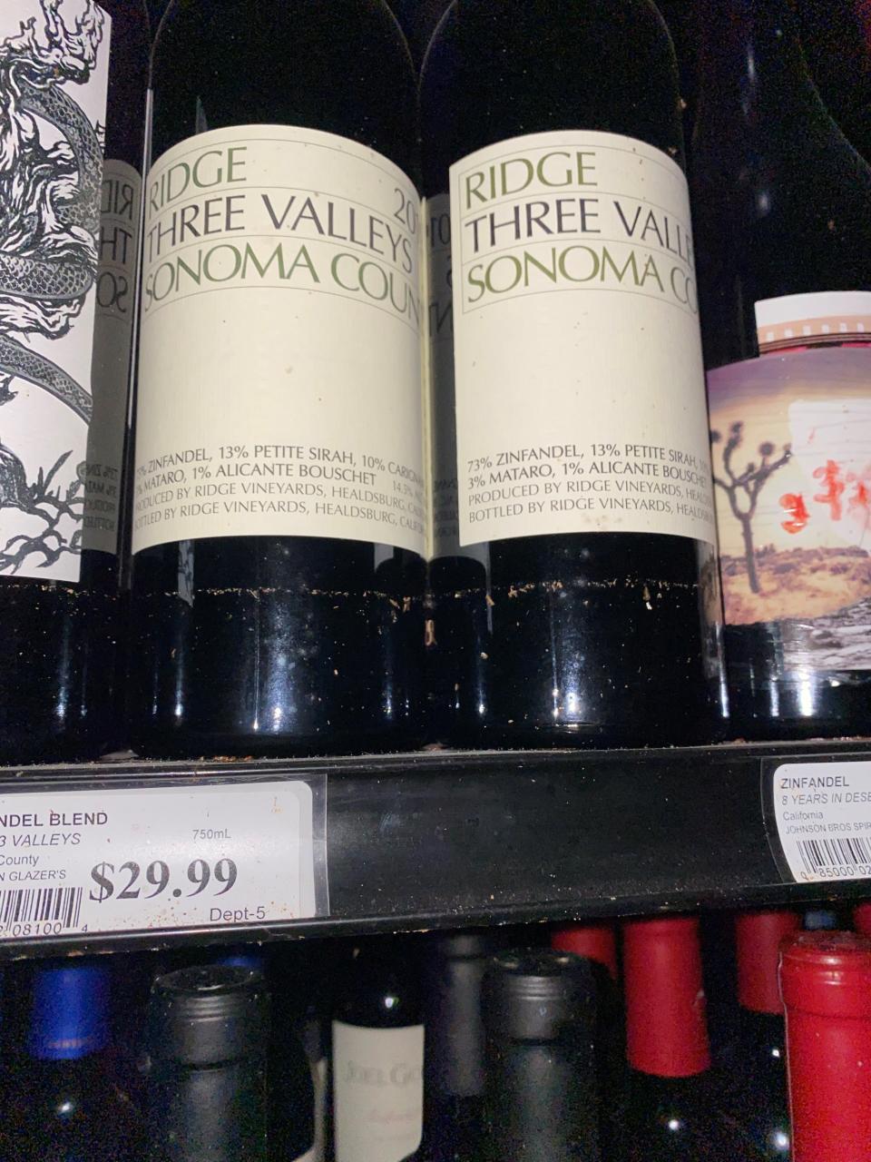 Hurricane Ian's surge shows in the "high water mark on the top shelf displayed by brave bottles of Zinfandel," says Calli Johnson, whose family has owned Bailey's Market for generations.