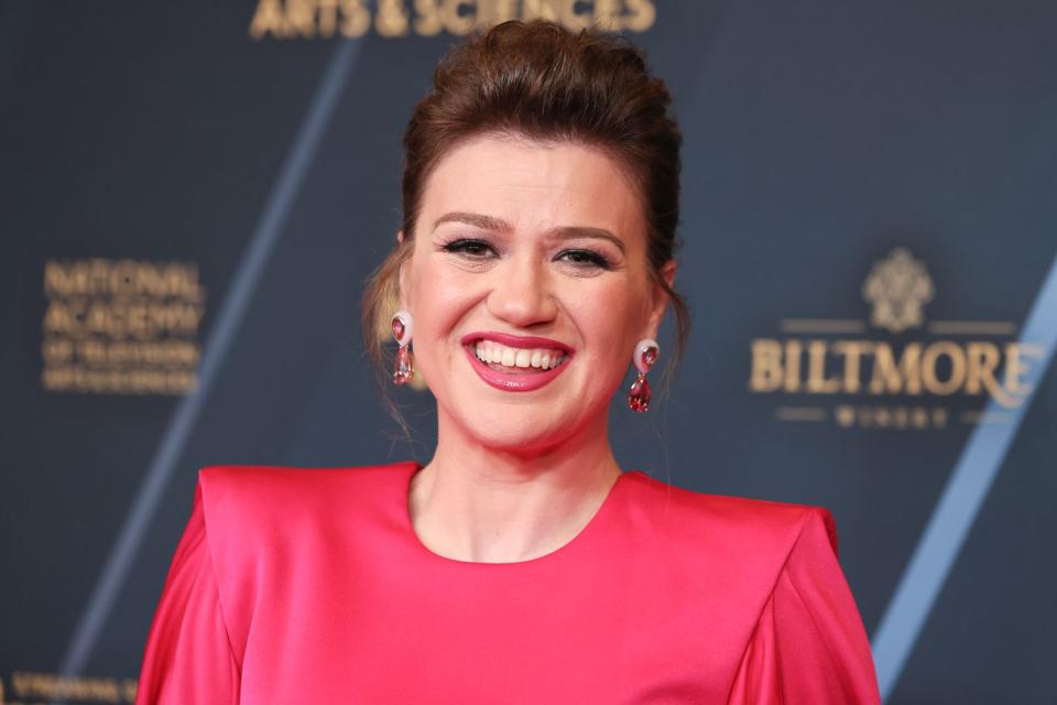 <p>Rodin Eckenroth/Getty</p> Kelly Clarkson attend the 51st annual Daytime Emmys Awards on June 7, 2024 in Los Angeles