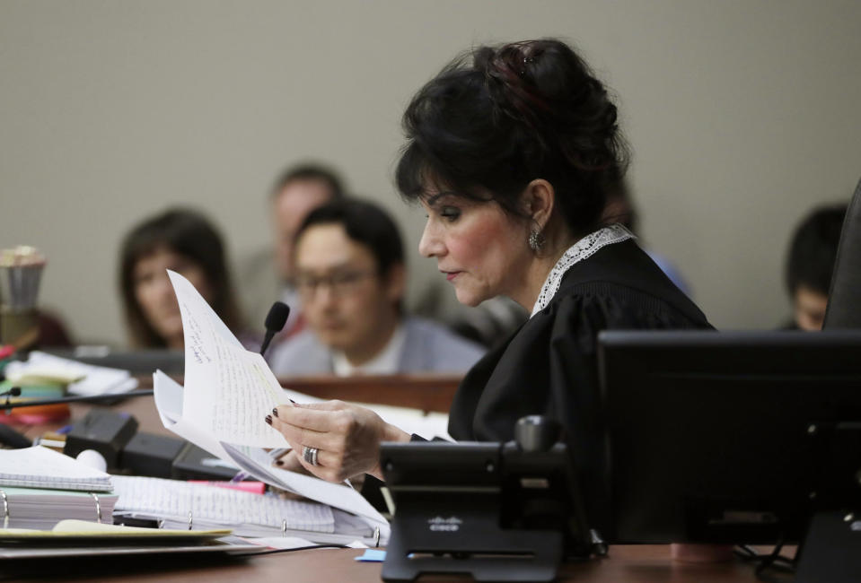 Judge Rosemarie Aquilina at Larry Nassar trial. 