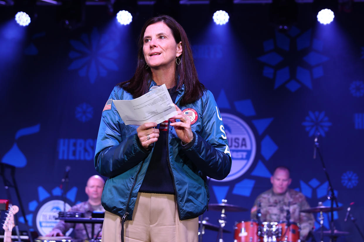 Former U.S. Olympic Committee CMO Lisa Baird was named the new NWSL commissioner. (Joe Scarnici/Getty Images for USOC)