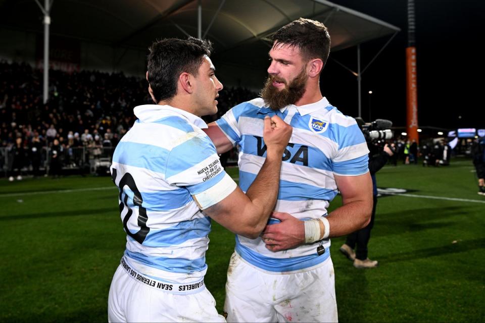 Marcos Kremer (right) and Santiago Carreras are two key figures for Argentina (Getty Images)