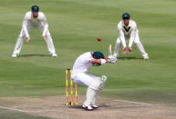 Cricket - South Africa vs Australia - Third Test - Newlands, Cape Town, South Africa - March 24, 2018 South Africa's Dean Elgar in action REUTERS/Mike Hutchings