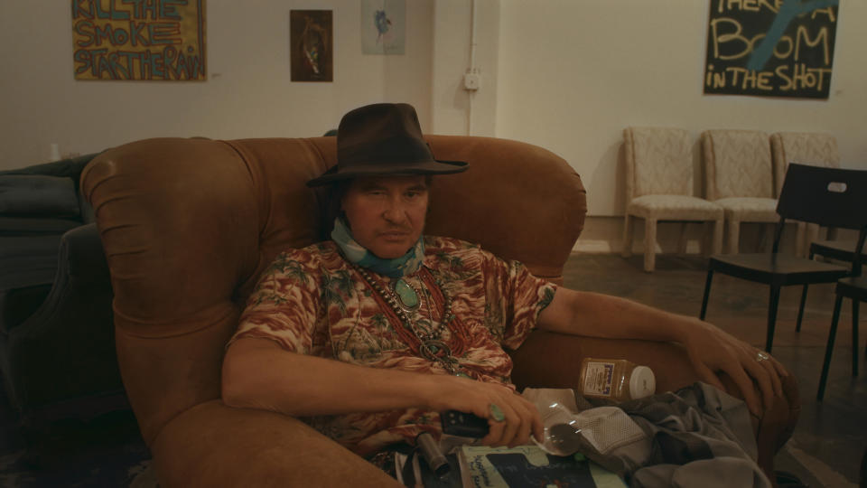  Val Kilmer appeared in a documentary about his own life, released in 2021. (A24)