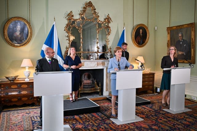 Scotland power sharing agreement