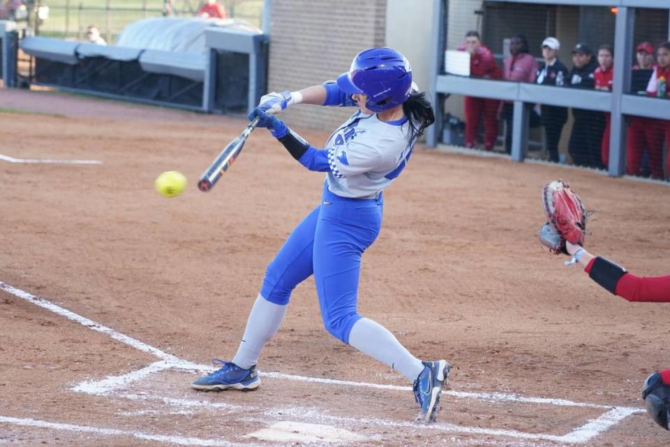 UK catcher Kayla Kowalik had two hits and scored a run during Wednesday night’s win.