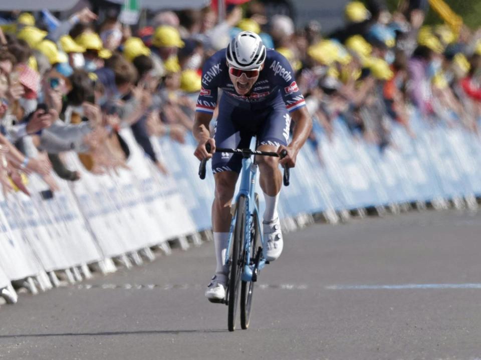 Tour de France: Van der Poel siegt an der Mur-de-Bretagne