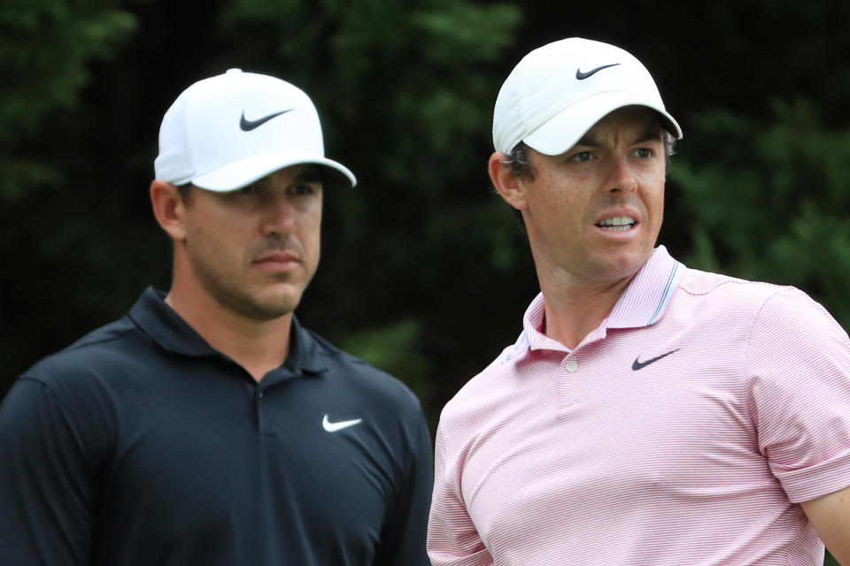 Brooks Koepka and Rory McIlroy are No. 1 and 2 in the world rankings. (Credit: Getty Images)