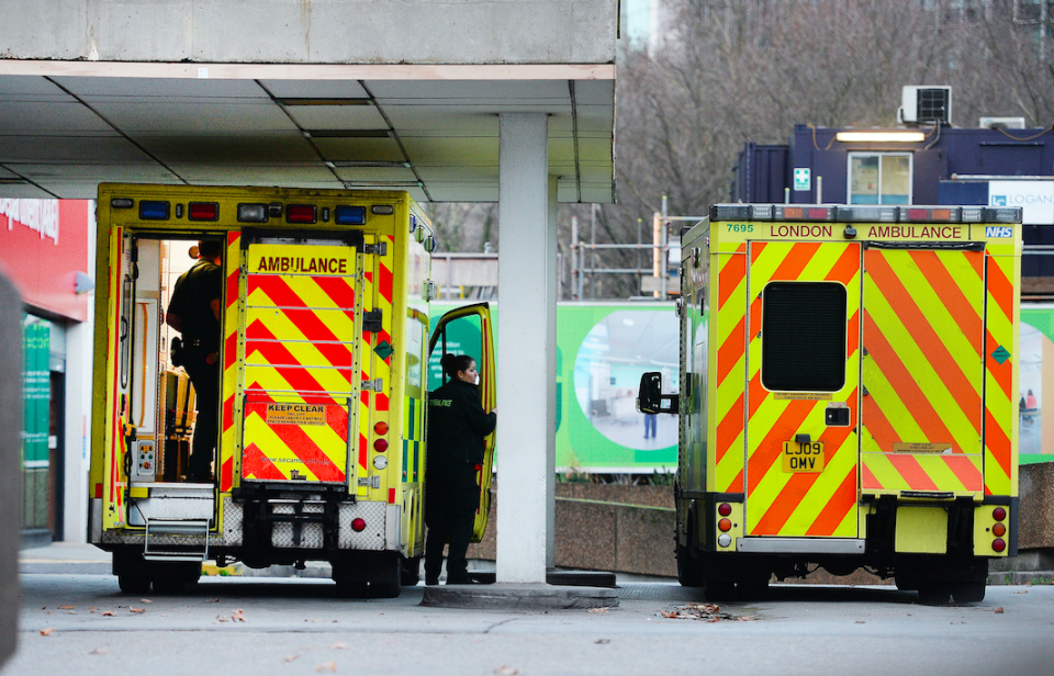 <em>Delays in ambulances delivering patients to A&E departments in England have reached their highest level of the winter (PA)</em>