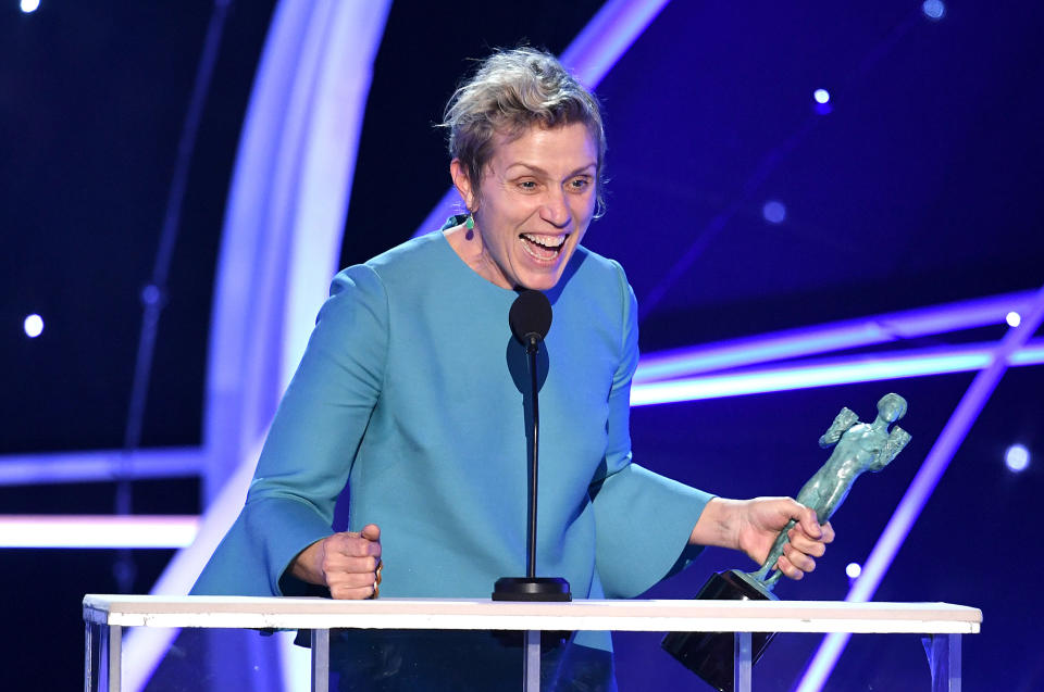 FRANCES MCDORMAND COLLECTS ANOTHER 'DOORSTOP'