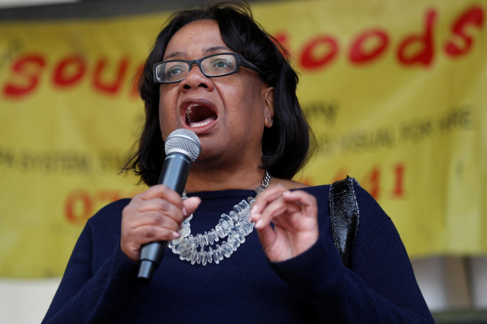 Shadow Home Secretary, Diane Abbott (Reuters/Peter Nicholls)