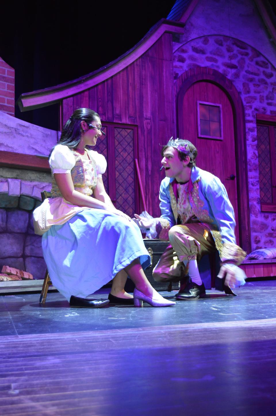 Chris Cesarano as the Prince and Maya Batheja as Cinderella in Sleepy Hollow High School's production of "Rodgers & Hammerstein's Cinderella," with performances at 7 p.m., April 5; 2 and 7 p.m., April 6; and 2 p.m., April 7.