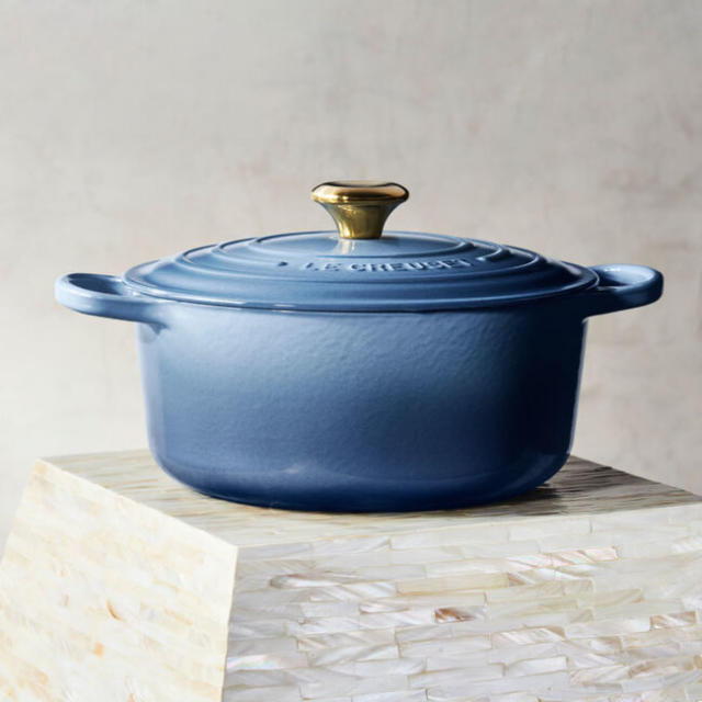 French Cookware Brand Le Creuset Launches Denim-Blue Collection