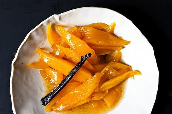 <strong>Get the <a href="http://food52.com/recipes/17412-rum-spiked-roasted-caramelized-mango" target="_blank">Rum-Spiked Roasted Caramelized Mango</a> recipe by EmilyC via Food52</strong>
