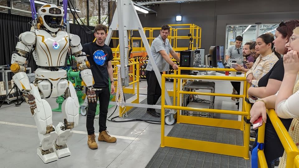 The Valkyrie robot will undergo a new experiment in Australia as a remote caretaker. - NASA/JSC