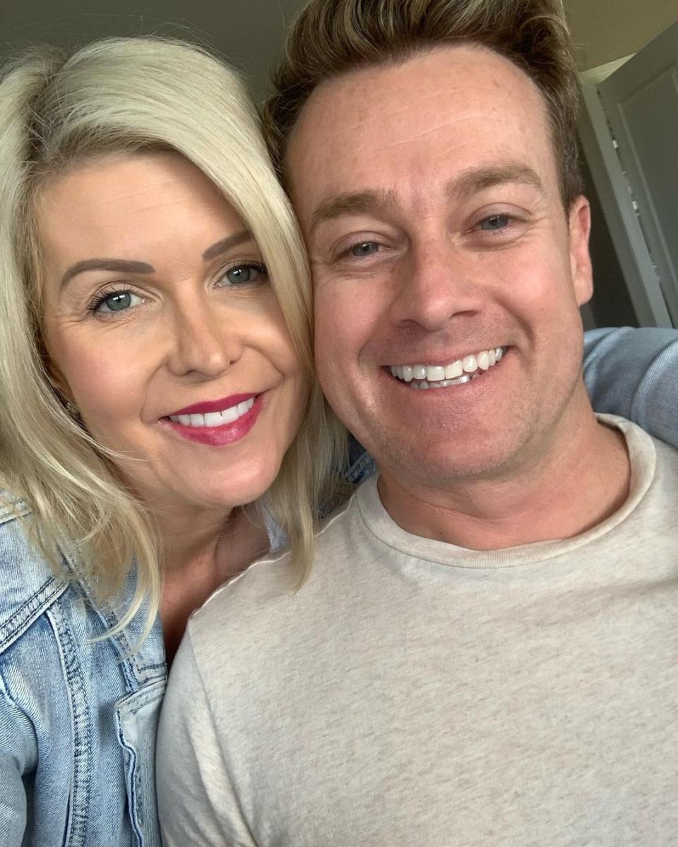 Grant Denyer shocked fans after revealing his marriage to now-wife Chezzi began while she was married to someone else. Photo: Instagram/Chezzi Denyer