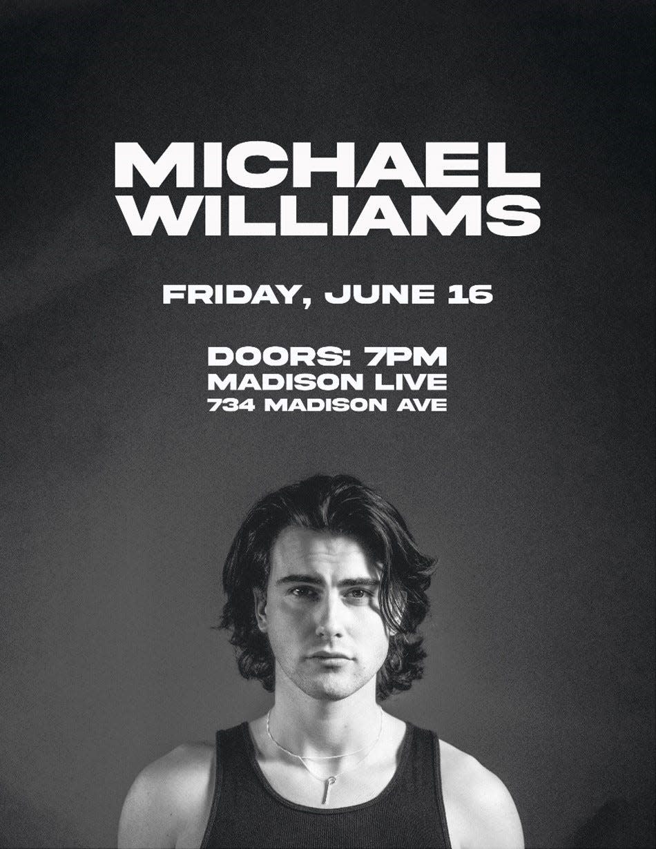 "American Idol" season 21 contestant Michael Williams, a Mason native and former Kings Island entertainer, will perform a concert as the headliner for the first time Friday, June 16, at Madison Live in Covington.