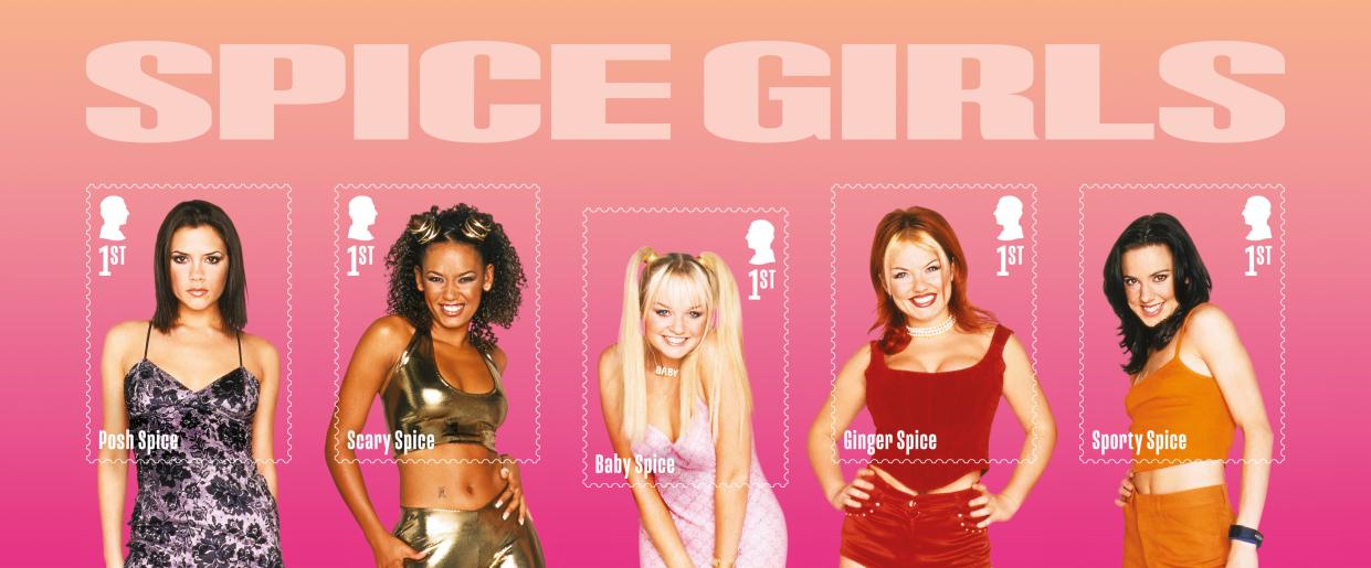 Spice Girls miniature sheet (Royal Mail/PA)