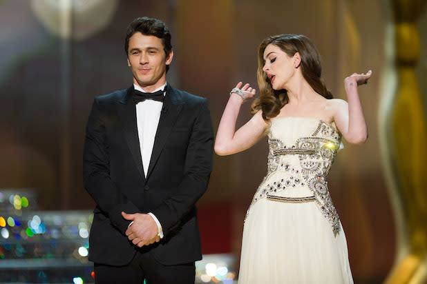 James Franco Anne Hathaway Oscars